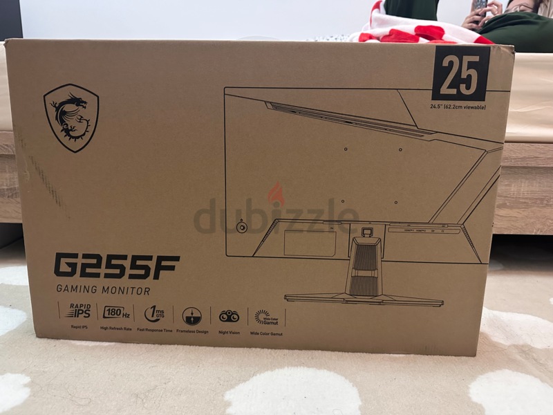 24 inch 180hz Gaming Monitor MSI G255F | dubizzle