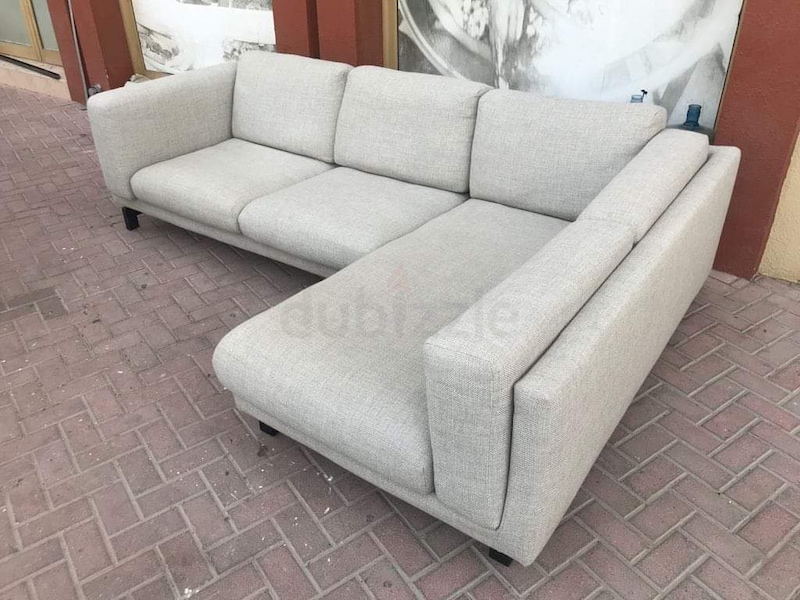 Ikea nockeby L shape sofa | dubizzle