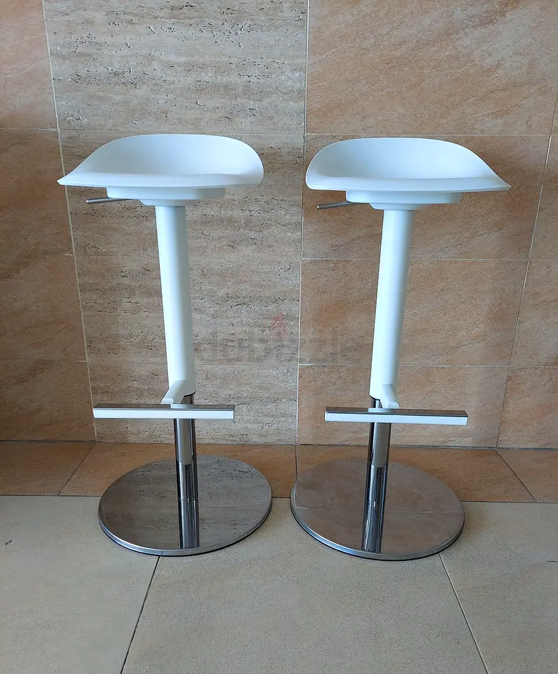 IKEA JANINGE Bar stool, white, 76 cm