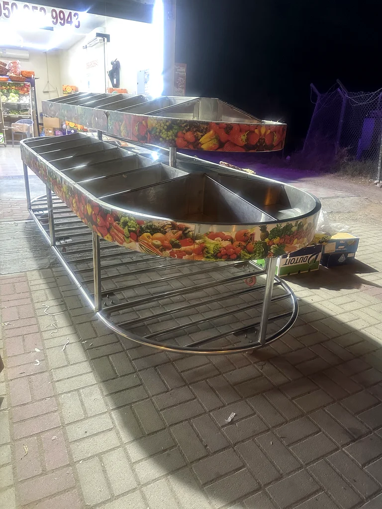 وحدة عرض خضروات من الفولاذ المقاوم للصدأ للبيع63258143905153113