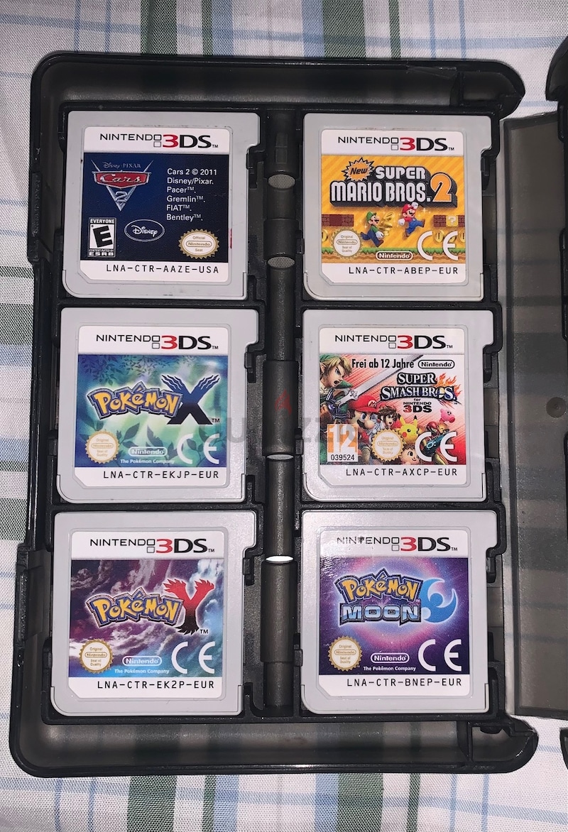 6 Nintendo 3DS Games. Cars 2, Mario Kart, Pokémon Y, Pokémon X, Pokémon  Moon. | dubizzle