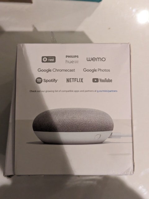 Google Home Mini Smart Speaker, Google Assistant- Used