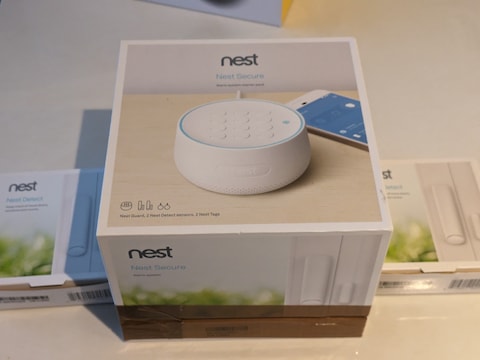 Google Nest Secure Smart Alarm   2 x Nest Detect Sensors - Used