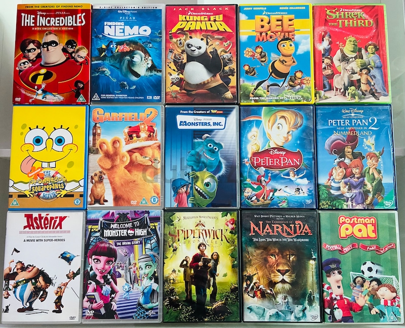 15 Kids Movie DVD s dubizzle