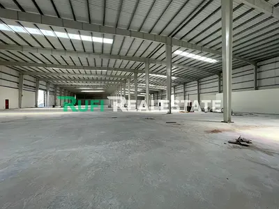 Hot Offer // 53819 S.ft High Power Werhouse / 325kw For Rent In Emirates Modern Industrial Area, U