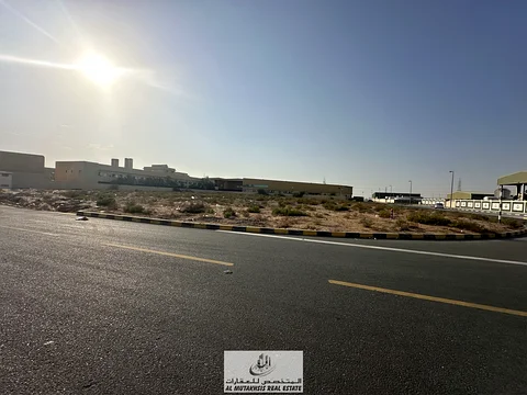 For Sale, Industrial Land In Emirates Industrial City, Sharjah, Area Of 65 Thousand Feet, Corner