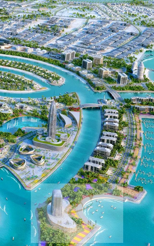 Villa/House For sale in Sharjah, villas in the heart of the sea, with