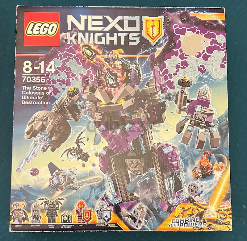 Brand new huge Lego Nexo Knights Season 4 The Stone Colossus of ...