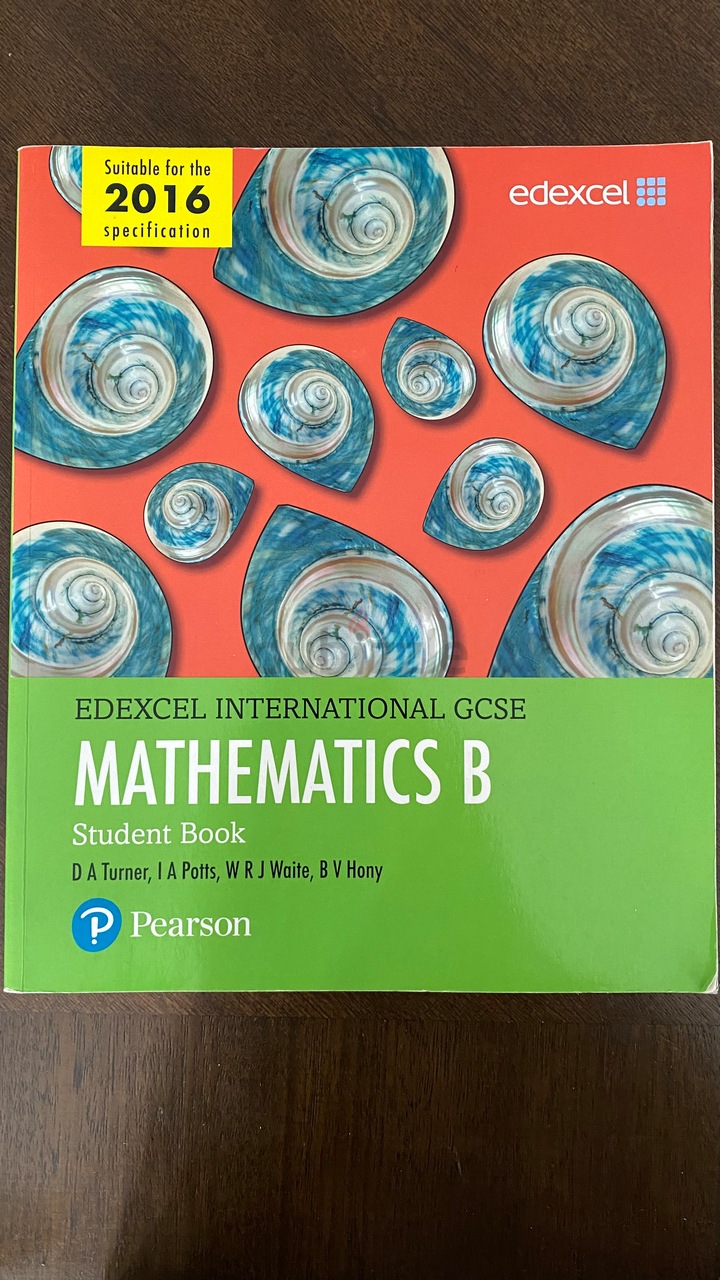 Pearson Edexcel IGCSE Mathematics B Student Book | Dubizzle