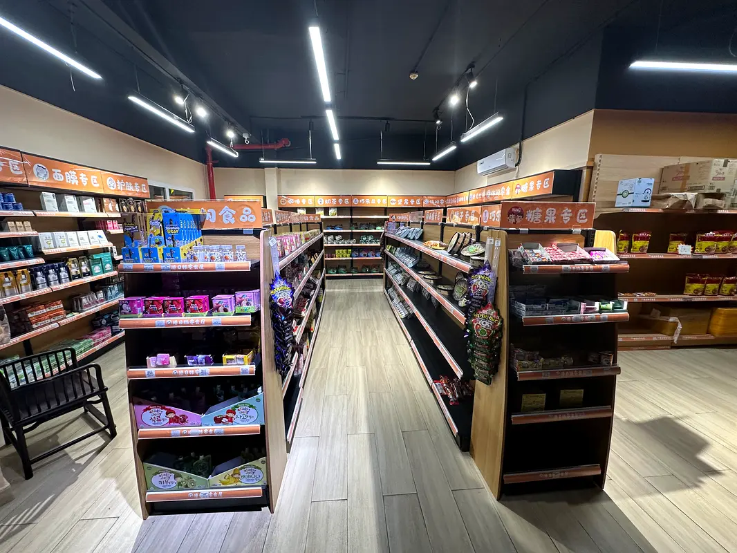 shelf racks storage unit/ grocery display shelf