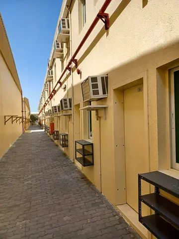 Labour Rooms With Bed,fan,a.c For Rent In Al Jurf Area Ajman Including Electricity , Water , Sewera