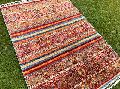 149 x 104 cm | New Handmade Beautiful Khorjin Carpet Traditional