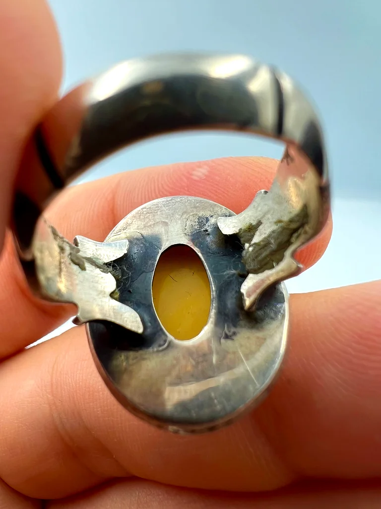 Polish amber ring63231694104451114