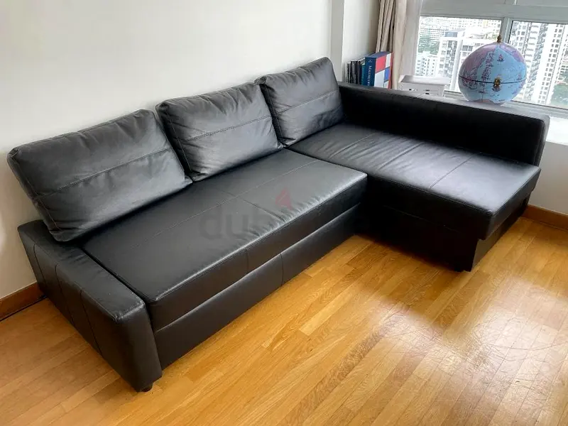 SOFA SET LEATHER LSHAPE