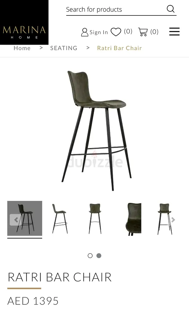Bar stool from Marina Home