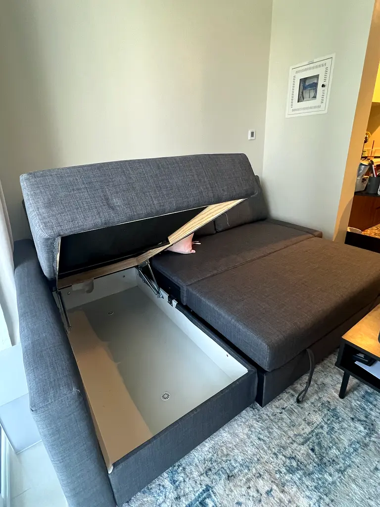 Sofa bed with storage