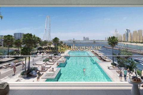 Best Corner Layout | Dubai Eye, Palm Marina Views | High floor