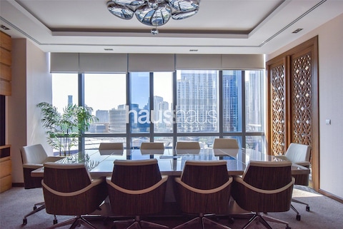 Furnished | Vacant | Burj View | Luxury Office