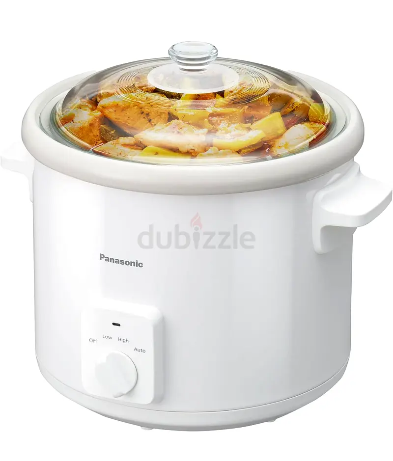 Panasonic Slow Cooker NFN51A 5L, Ceramic Pot and Glass Lid