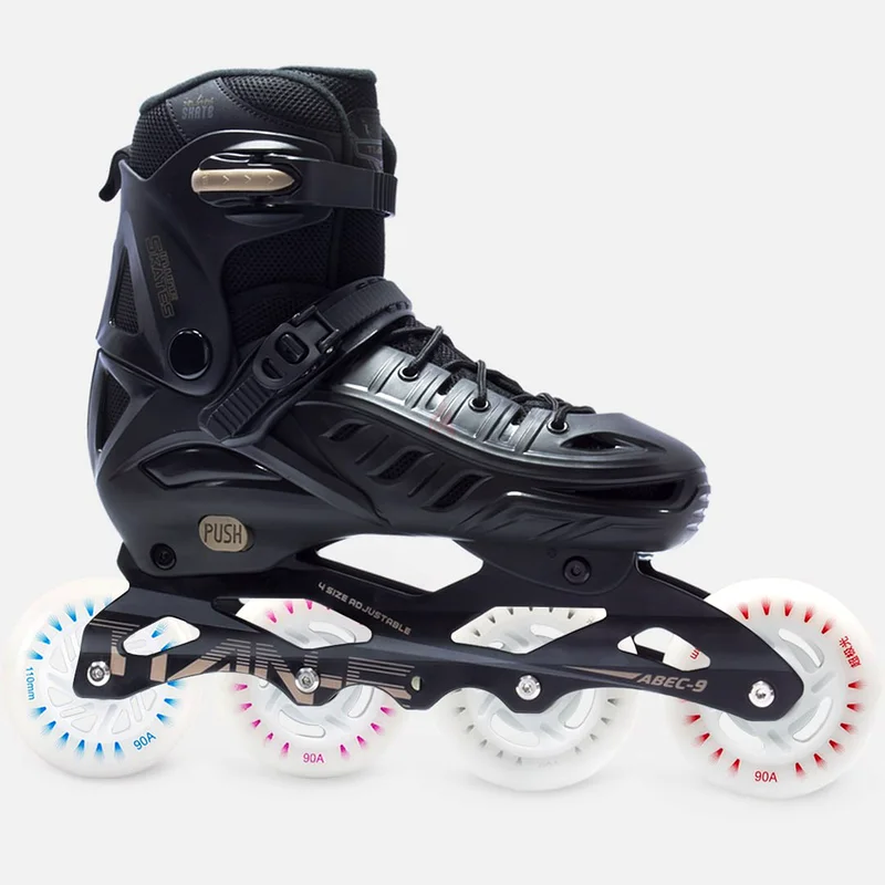 Tiane Professional Skates 4Wheels *Blk*63246751867650112