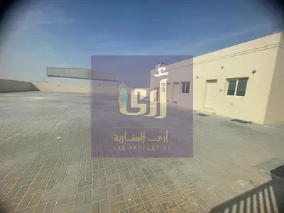 BRAND NEW OPEN YARD 14,000 SQFT WITH 2 OFFICES 35 KW ELECTRICITY ON THE MAIN ROAD IN AL SAJAA SHARJA