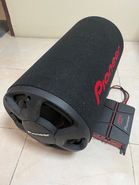 Pioneer Amplifier with Subwoofer for sale