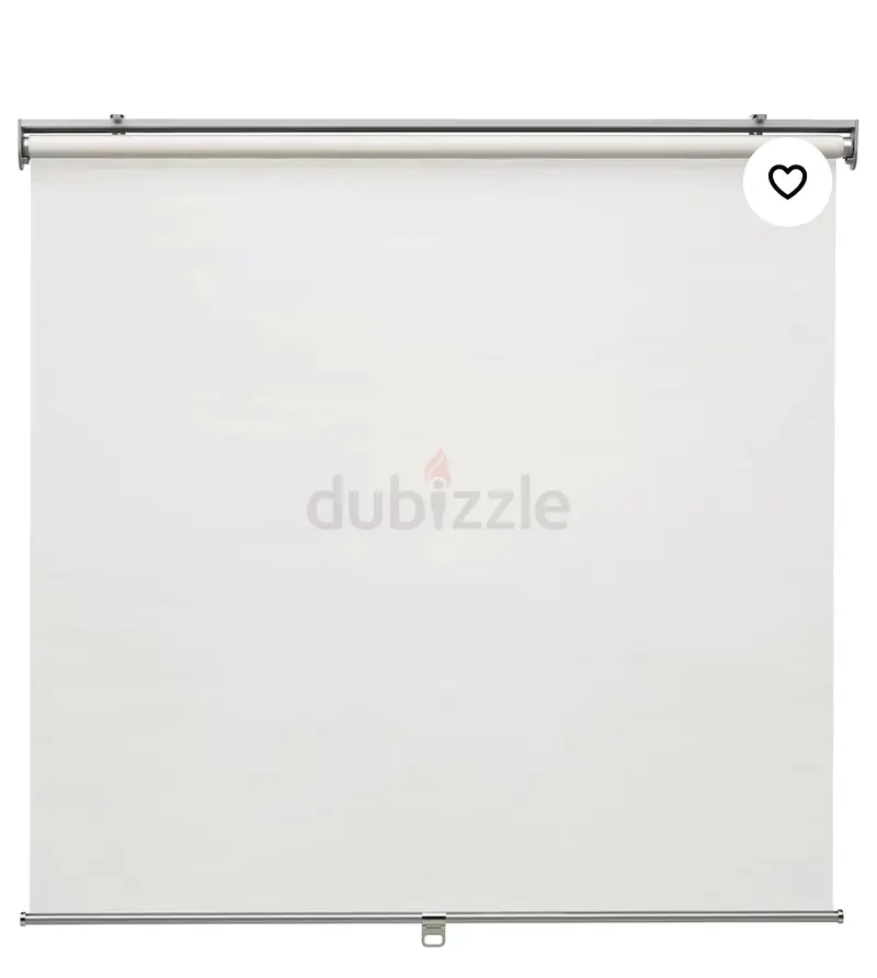 SKOGSKLOVER IKEA Roller blind, white, 80x195 cm