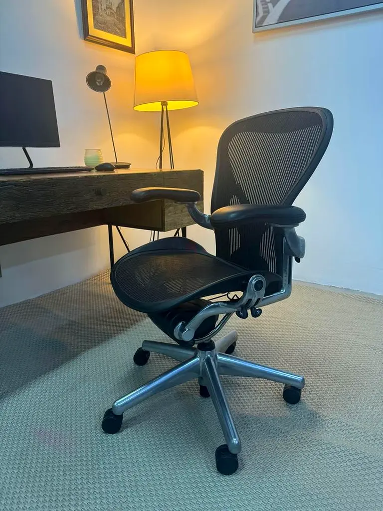 Herman Miller office chair Stainless steel