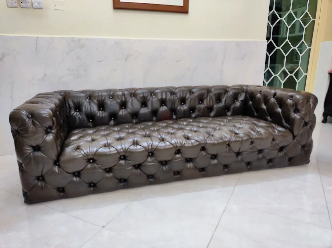 Pure leather Timothy Oulton couch from Marina home