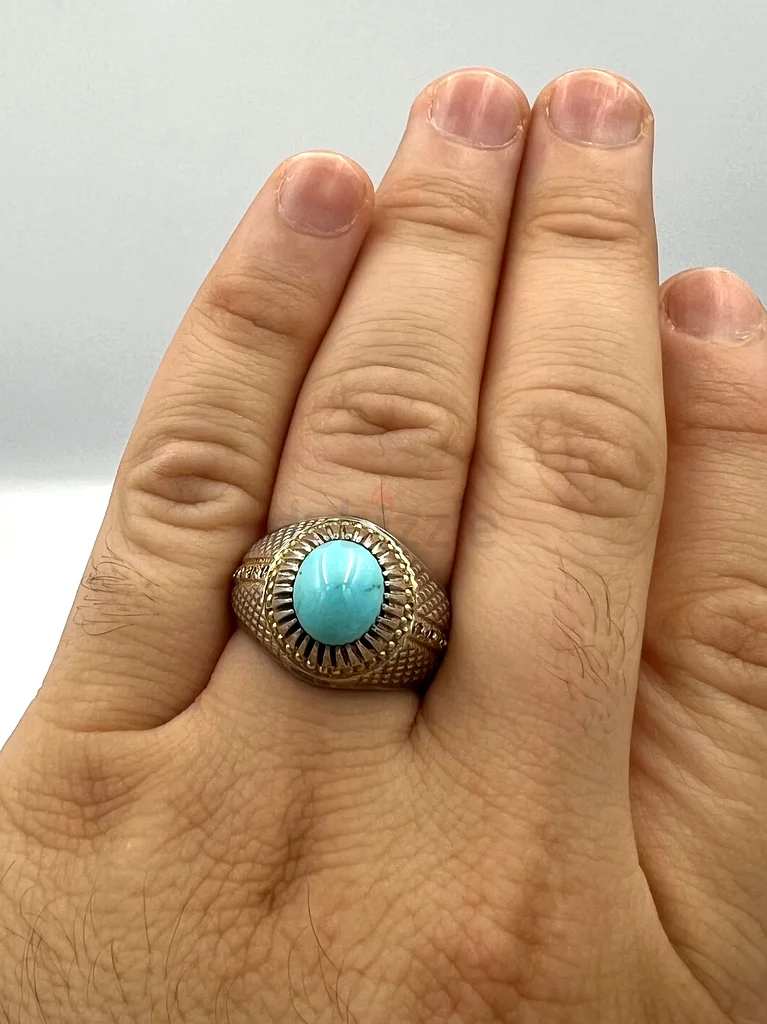 Nishaburi, a clear turquoise stone with certificate63174324241281112