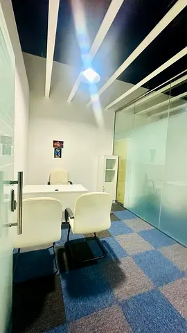 Office With | Free Ejari | Free Meeting Rooms | Well Furnished With All Facilities | No Commission.