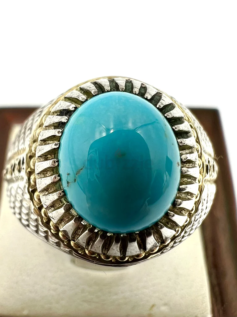 Nishaburi, a clear turquoise stone with certificate63174324241281111
