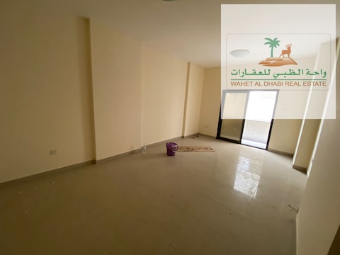 Two Rooms And A Hall For Annual Rent In Sharjah Al Qasimia, With Large Areas, Closets In The Wall W