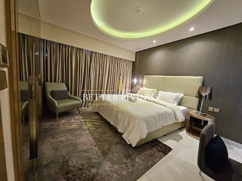 Vacant | Astonishing Living: 2 Bed + Maid | Higher Floor | Mesmerizing Views | Stunning Interior