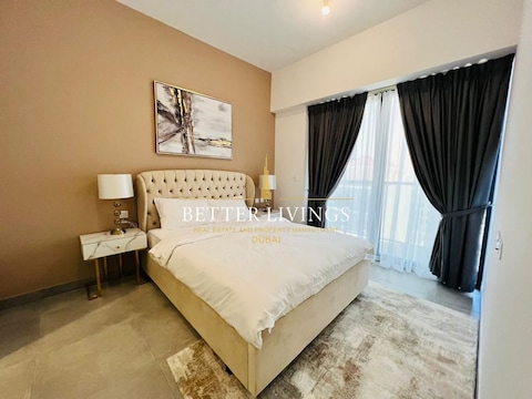 Stunning Layout | Elegant 1 Bed + Study | Fully Furnished | High Quality | Hot Deal!!!!