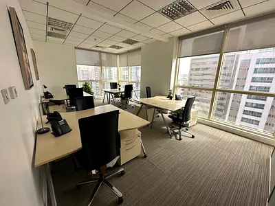 Find Office Space In Abu Dhabi, Airport Road For 5 Persons With Everything Taken Care Of