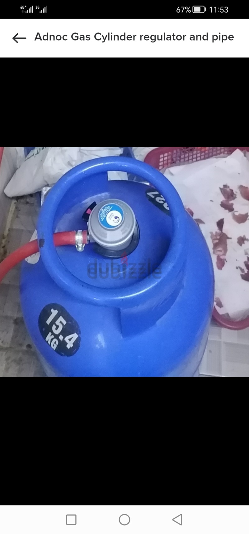 Gas Cylinder empty+Regulator+Hose | dubizzle