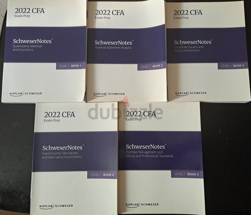 CFA Level 1 Schweser Kaplan Books | dubizzle