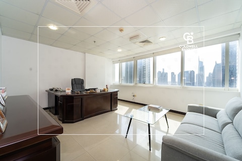 Fully Furnished Vacant Office - Close To Metro