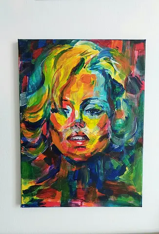 #Di_SHAYKH: Mary original ACRYLIC