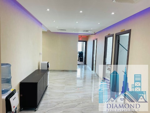 Big Size Fully Furnished Office For Rent In Horizon Tower Ajman Downtown