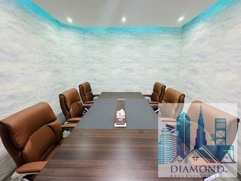 Fully Furnish Big Size Office For Rent In Horizon Tower Ajman Downtown