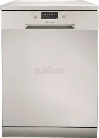 Hisense Dishwasher 14 Place Settings  6 Programs With Eco Colour Silver Model - H14Ds FREE DELI