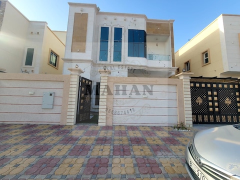Brand New Villa For Rent In Al Yasmeen | 5 Bedrooms, Hall & Majlis With Roof | Yearly Rent 110,000