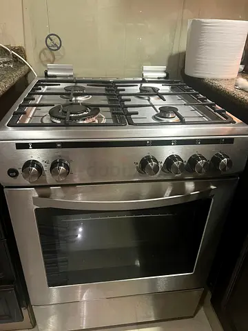 Hoover Full Gas Cooker (3+1 Rapid Gas Burners) 60X60 FREE DELIVERY +WARRANTY