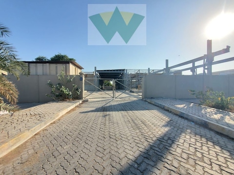 Location For Great Buisness Opportunity | Semi Fitted Warehouse| Open Land In Mussafah Industrial