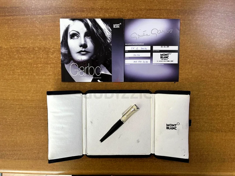 MONTBLANC FOUNTAIN PEN GRETA GARBO LIMITED EDITION