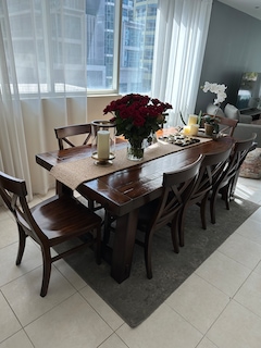 Pottery Barn Dining Set 8 chairs | dubizzle