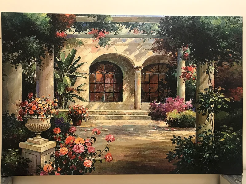 صورة جدارية "الفيللا في الحديقة"63177603177475111