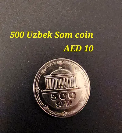 500 Uzbekistan SOM Coin for AED 10